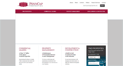 Desktop Screenshot of penncapproperties.com